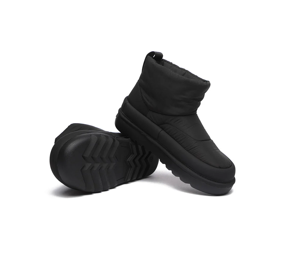 EVERAU? UGG Boots Women Sheepskin Wool Waterproof Ankle Dobra