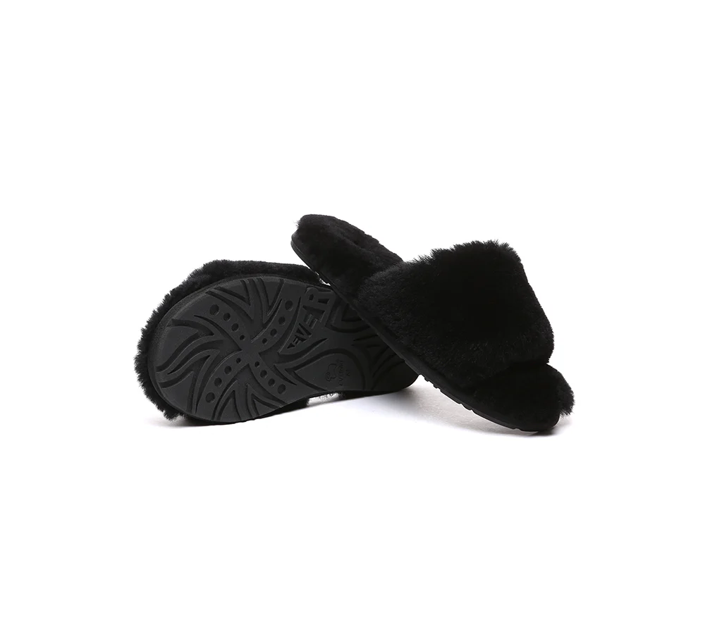 EVERAU? UGG Women Fluffy Slides Nala