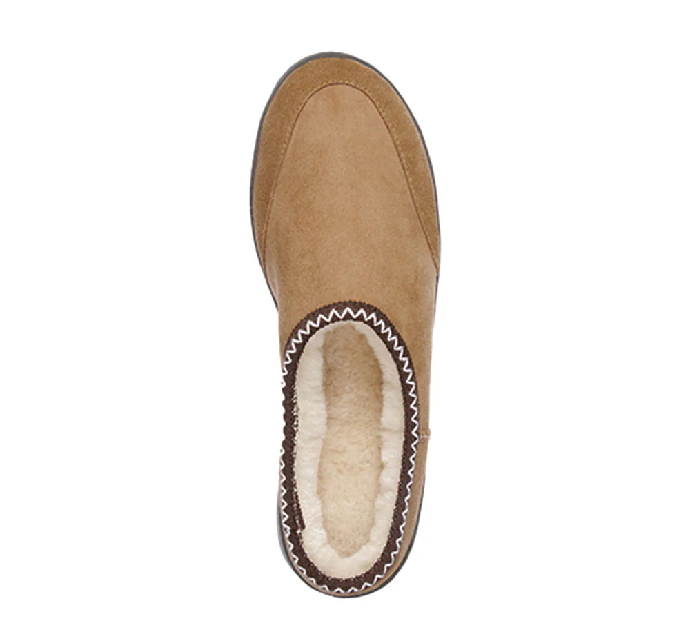EMU? UGG Slippers Australian Made Sheepskin Wool Scuff Platinum Outback
