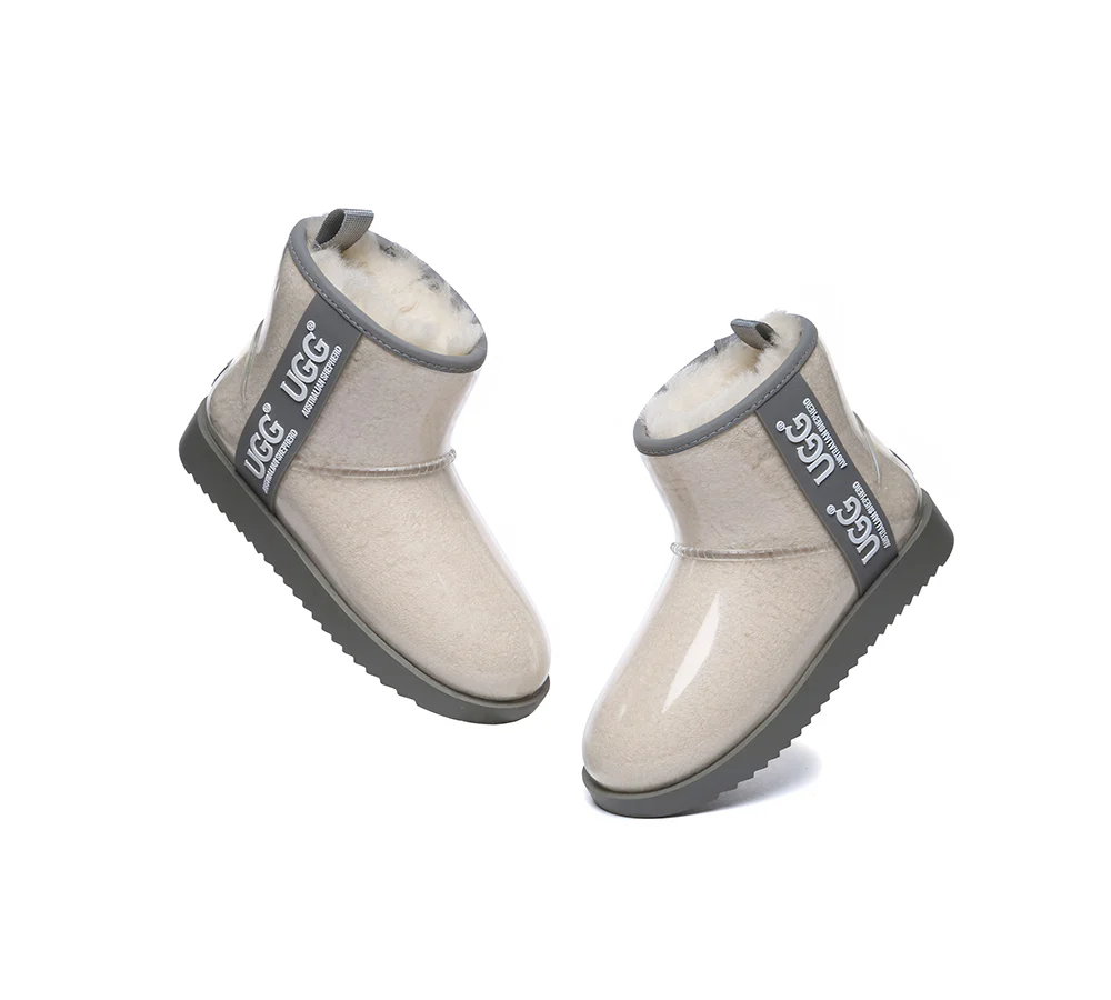 AUSTRALIAN SHEPHERD? UGG Boots Women Clear Waterproof Shearling Coated Classic
