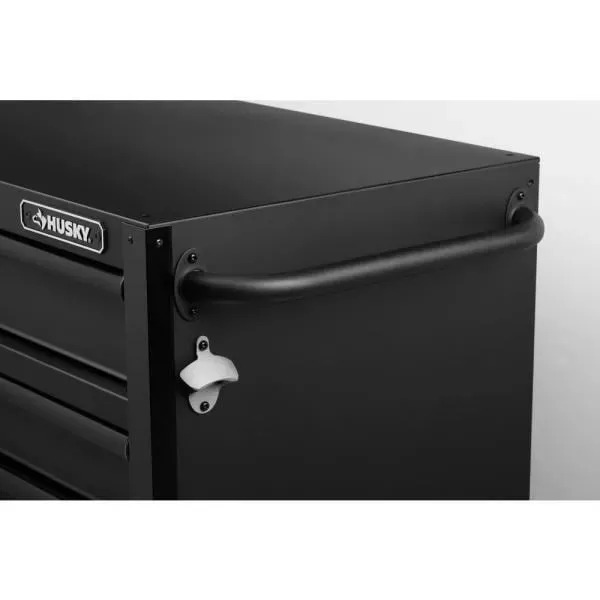 INDUSTRIAL 52 IN. W X 21.5 IN. D 9-DRAWER TOOL CHEST ROLLING CABINET IN MATTE BLACK