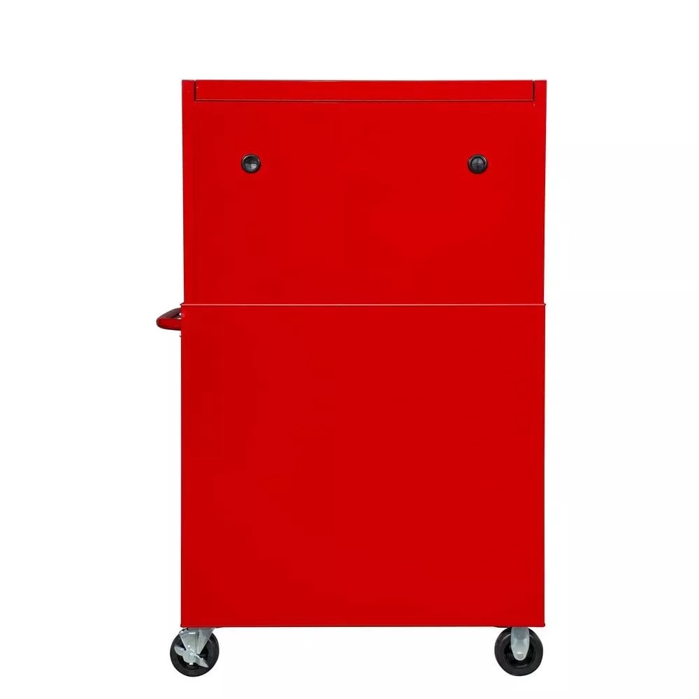 36 IN. W 12-DRAWER COMBINATION TOOL CHEST AND CABINET COMBO IN GLOSS RED