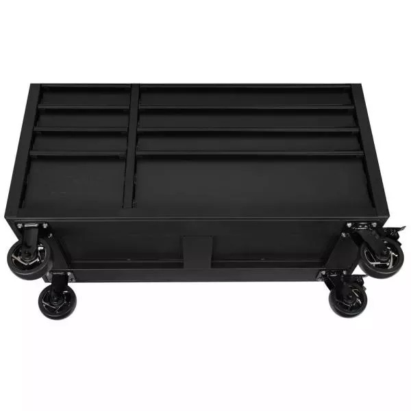 INDUSTRIAL 52 IN. W X 21.5 IN. D 9-DRAWER TOOL CHEST ROLLING CABINET IN MATTE BLACK