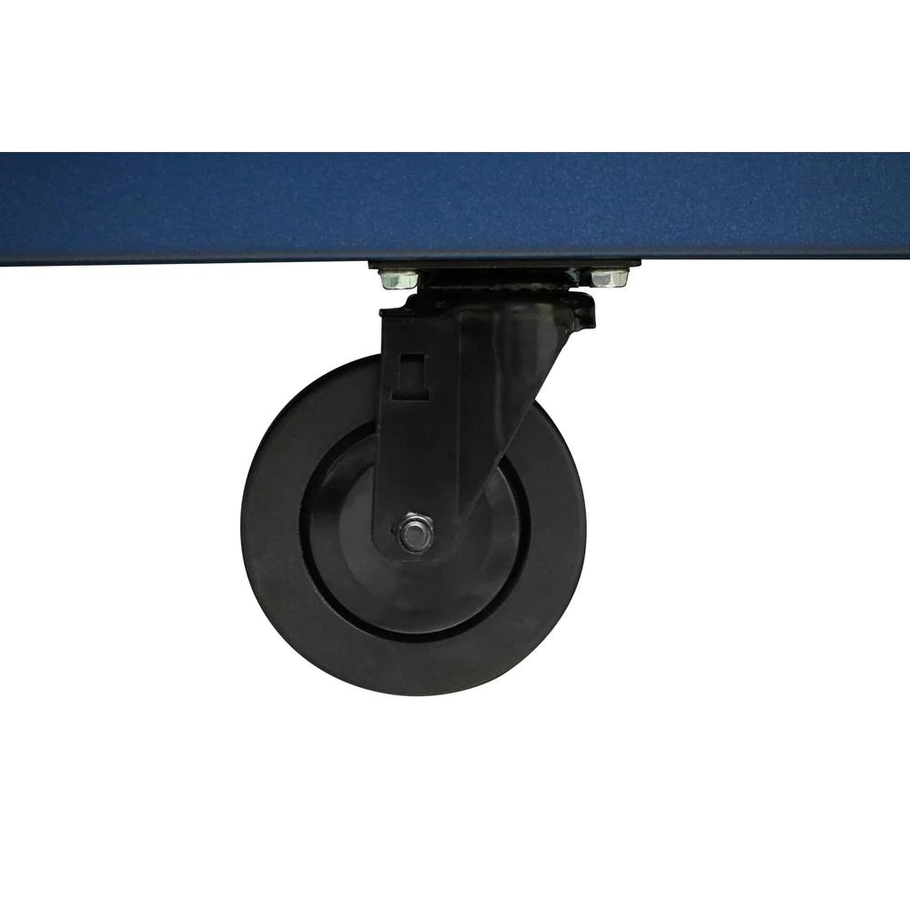 56 in. 9-Drawer Mobile Workbench in Matte Blue