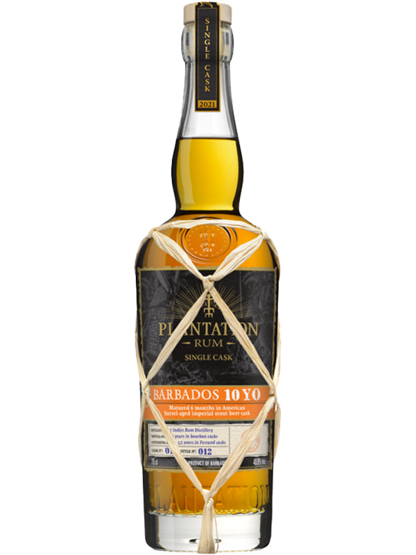 Plantation Single Cask Rum 2021 Barbados 10 Year Old