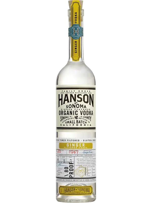 Hanson of Sonoma Organic Ginger Vodka