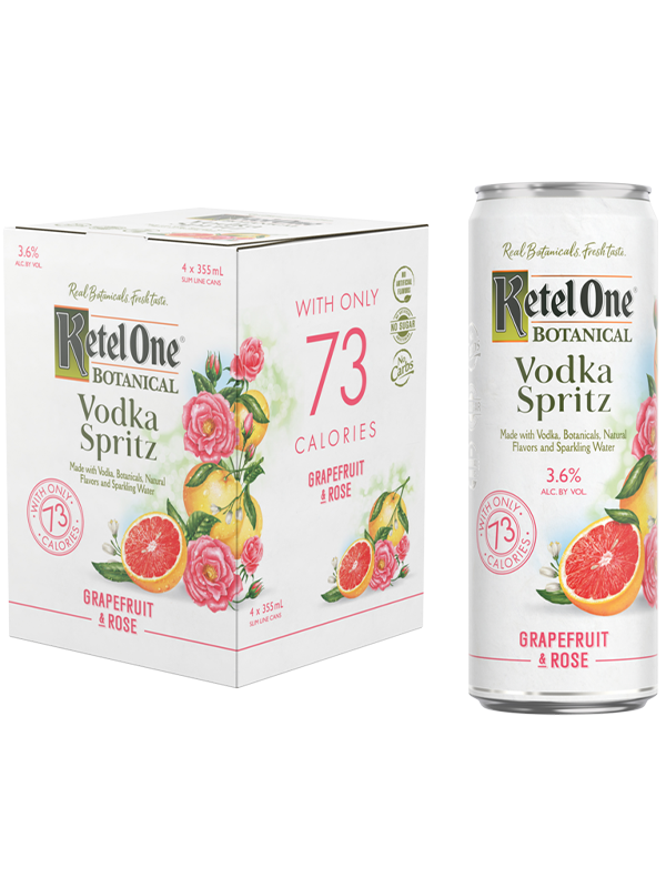 Ketel One Botanical Grapefruit & Rose Vodka Spritz