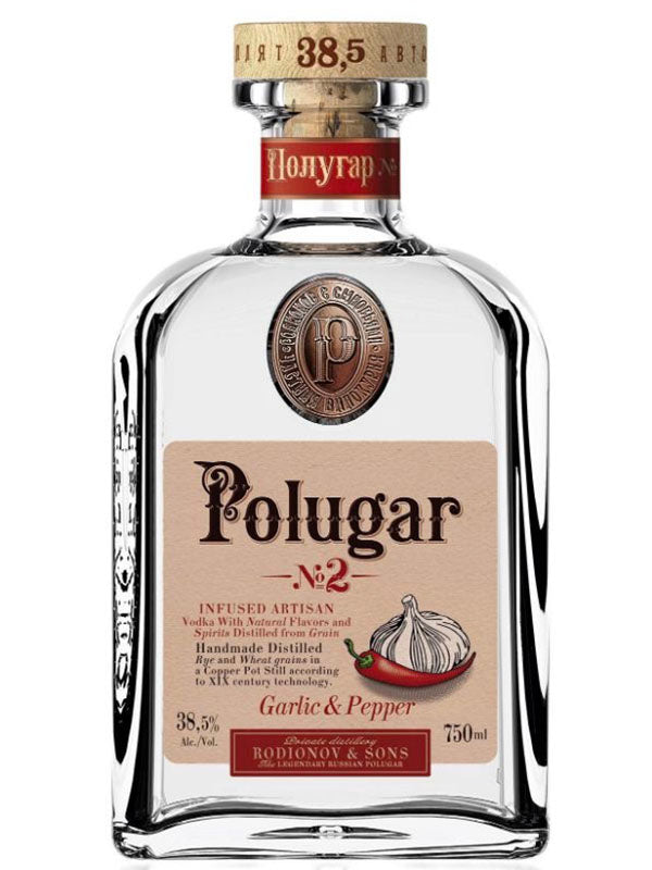Polugar No. 2 Garlic and Pepper Vodka