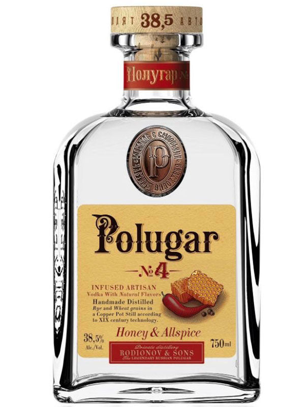 Polugar No. 4 Honey and Allspice Vodka