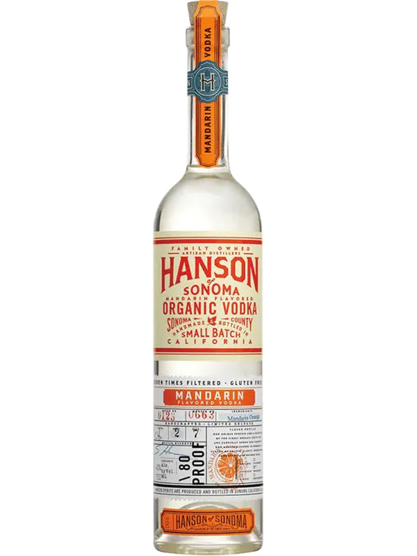 Hanson of Sonoma Organic Mandarin Vodka