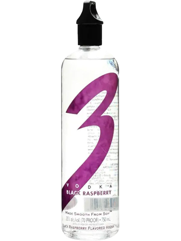 3 Vodka Black Raspberry