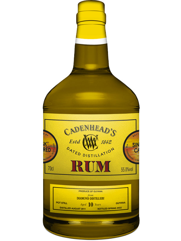 WM Cadenhead Diamond Distillery 10 Year Old Guyana Rum
