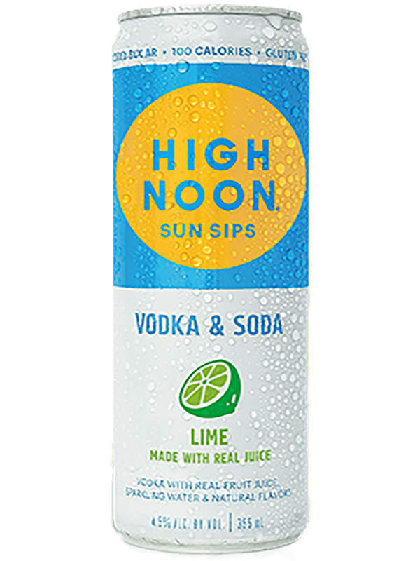 High Noon Lime Vodka & Soda