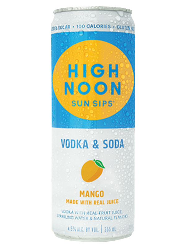 High Noon Mango Vodka & Soda