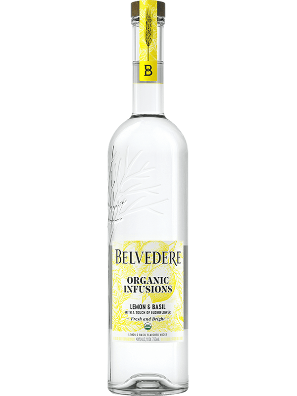 Belvedere Vodka Organic Infusions Lemon & Basil