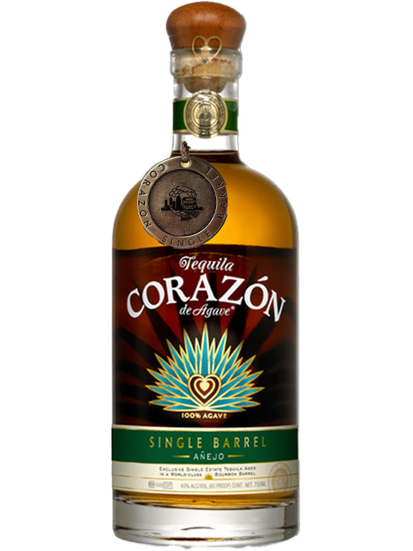 Corazon 'San Diego Barrel Boys' Single Barrel Anejo Tequila Aged in 1792 Bourbon Barrels