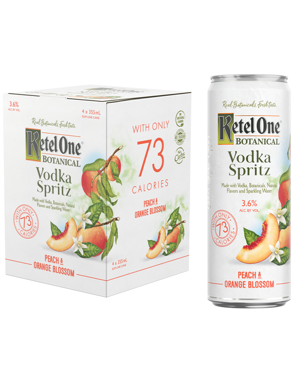 Ketel One Botanical Peach & Orange Blossom Vodka Spritz