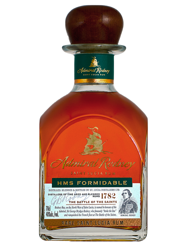 Admiral Rodney HMS Formidable Saint Lucia Rum