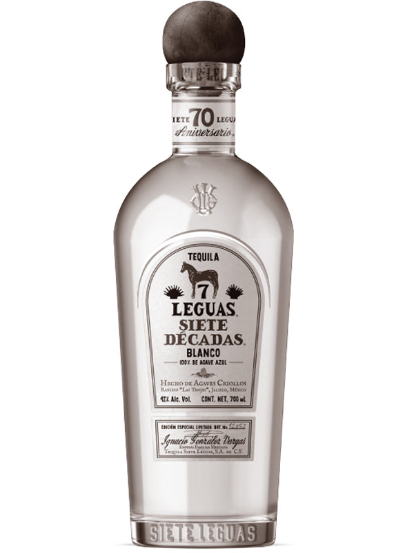 Siete Leguas 'Siete Decadas' Blanco Tequila
