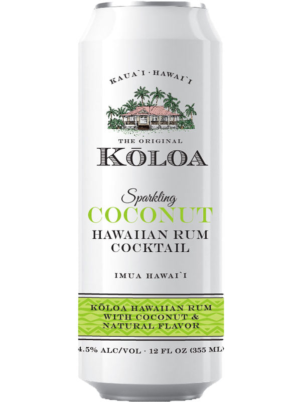 Koloa Sparkling Coconut Hawaiian Rum Cocktail