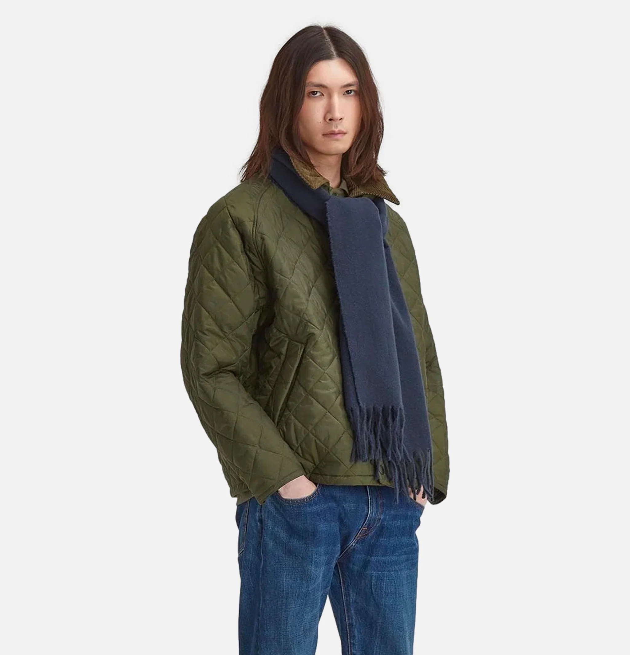 Barbour Transport Quilted Jacket Olive