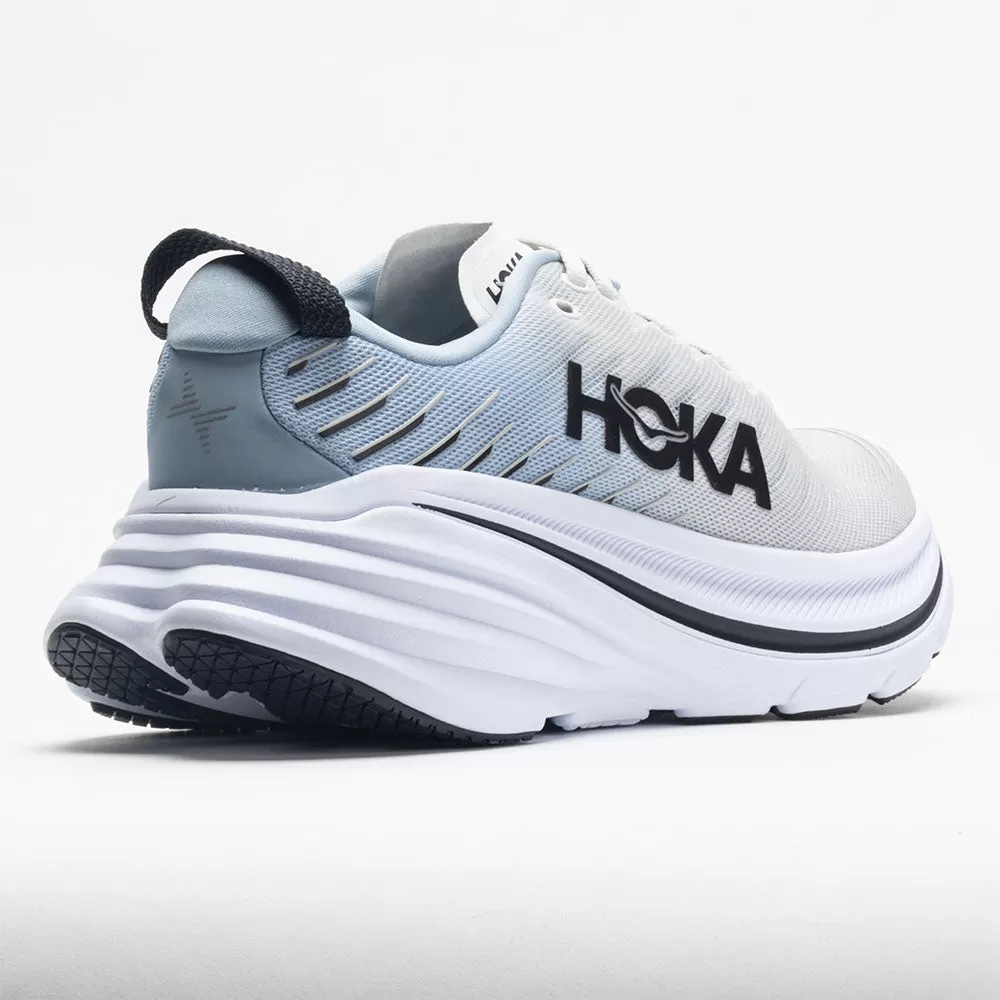 HOKA Bondi X Men's Blanc de Blanc/Blue Fog