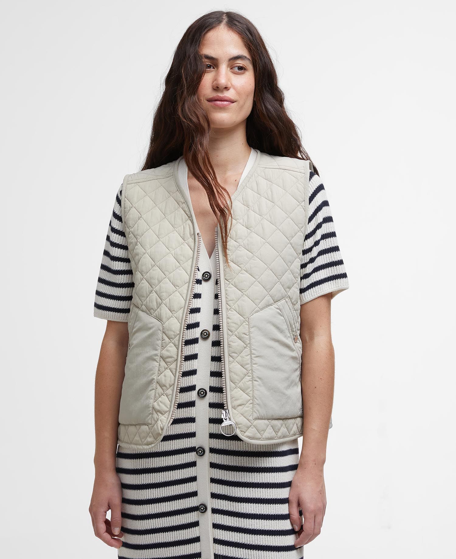 Barbour Louise Gilet Light Sand