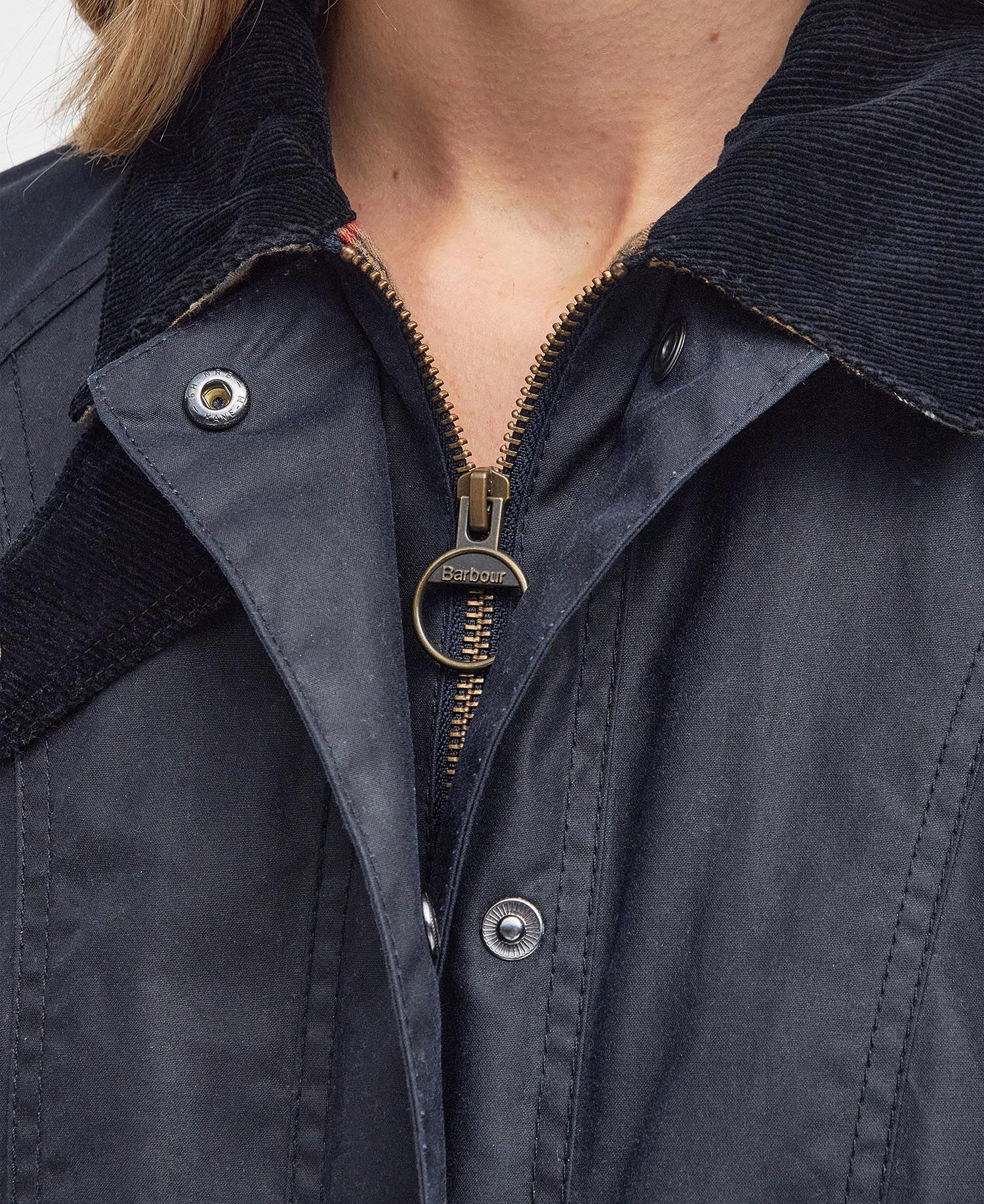 Barbour Beadnell Wax Jacket Navy