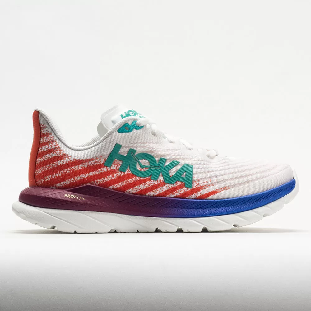 HOKA Mach 5 Men's White/Flame