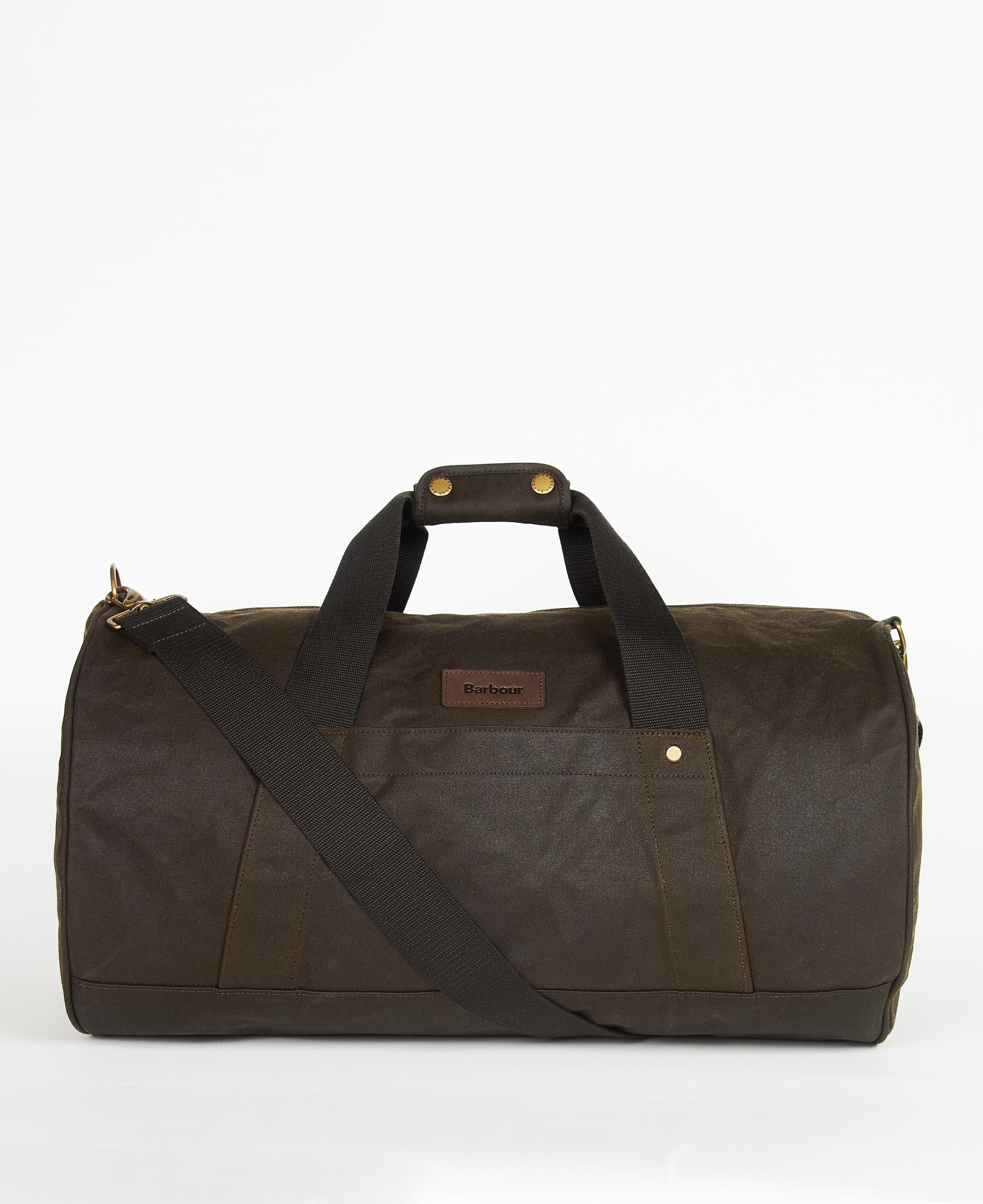 Barbour Explorer Wax Duffle Bag Olive