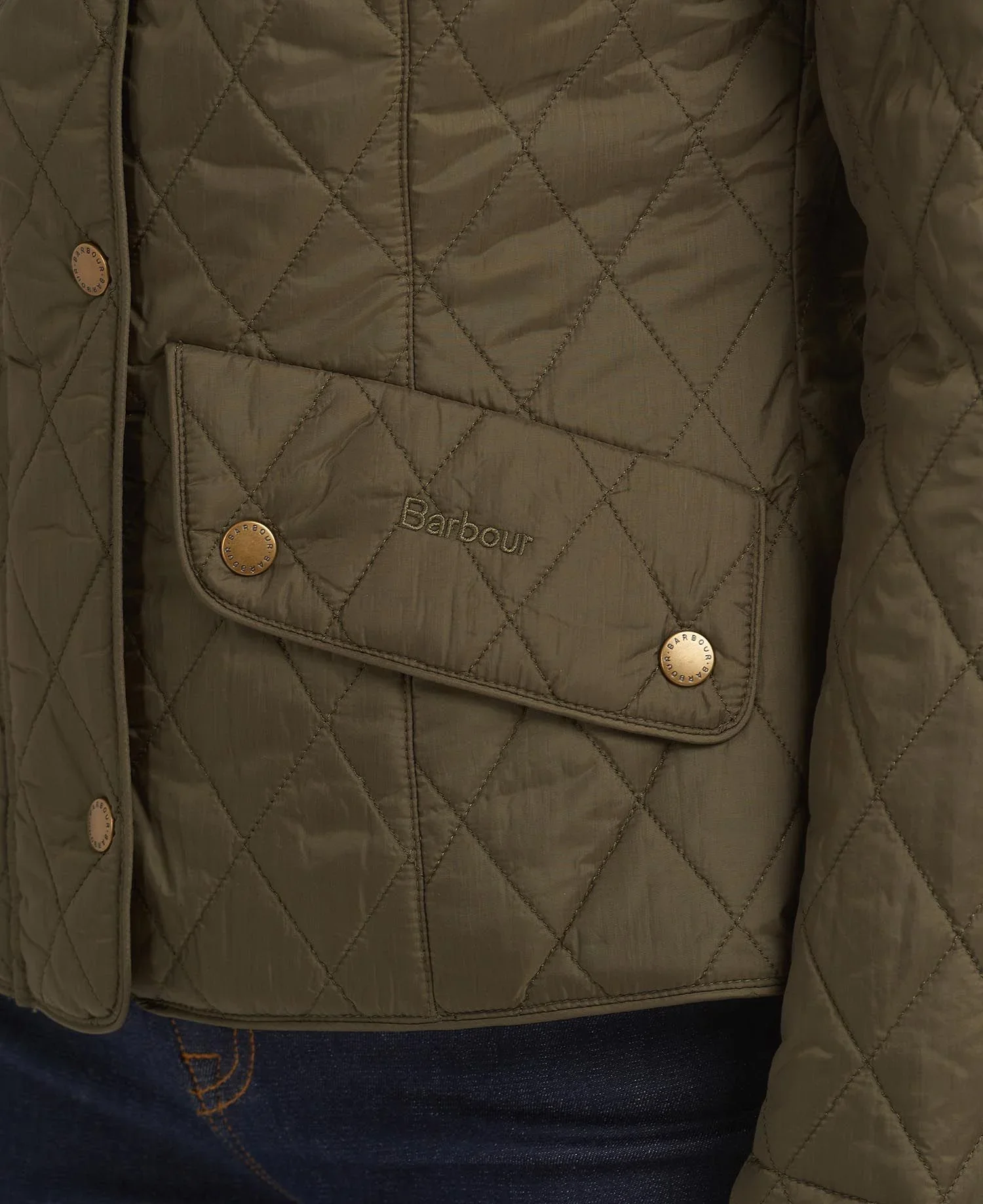 Barbour Flyweight Cavalry Quilt Olive