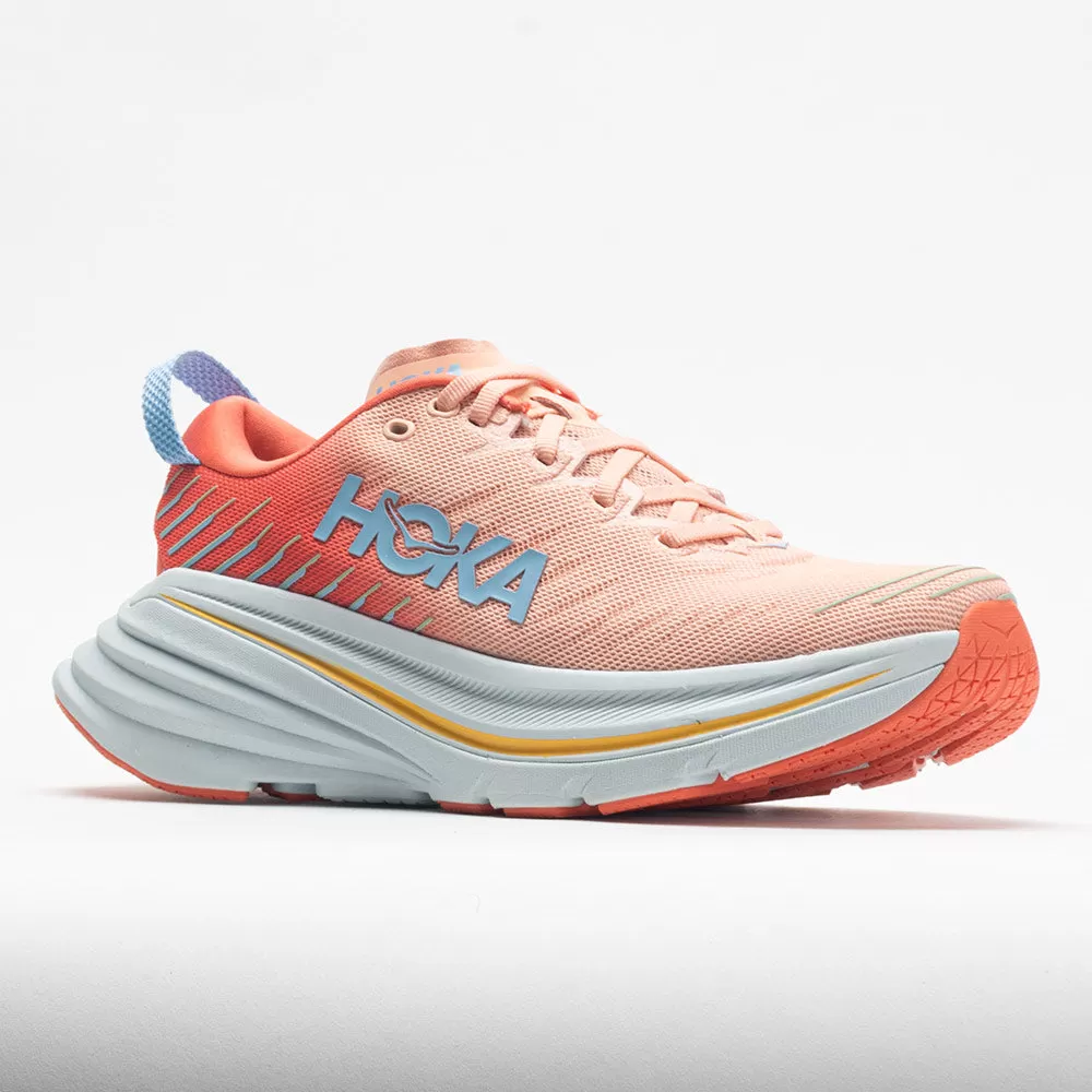 HOKA Bondi X Women's Camellia/Peach Parfait