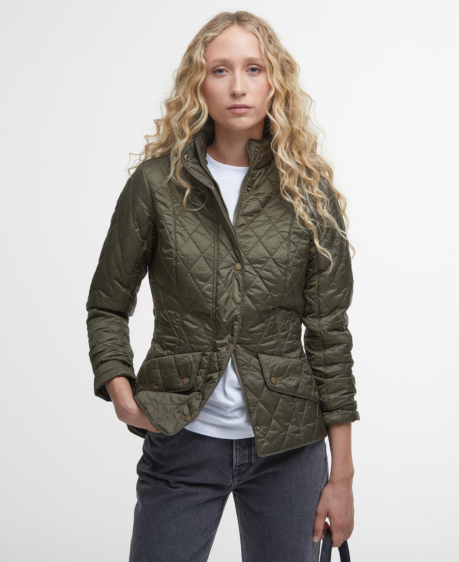 Barbour Flyweight Cavalry Quilt Olive