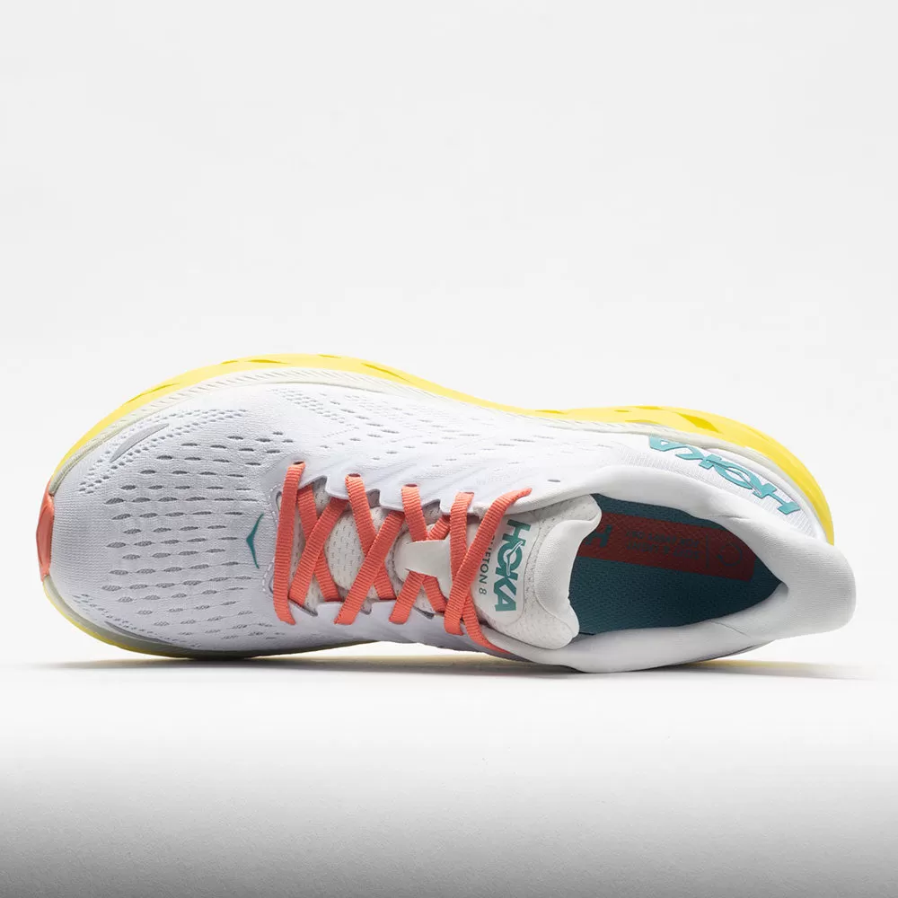 HOKA Clifton 8 Men's Blanc de Blanc/Illuminating