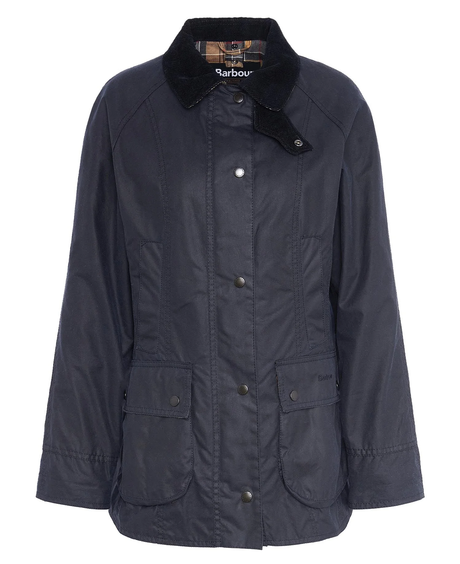 Barbour Beadnell Wax Jacket Navy