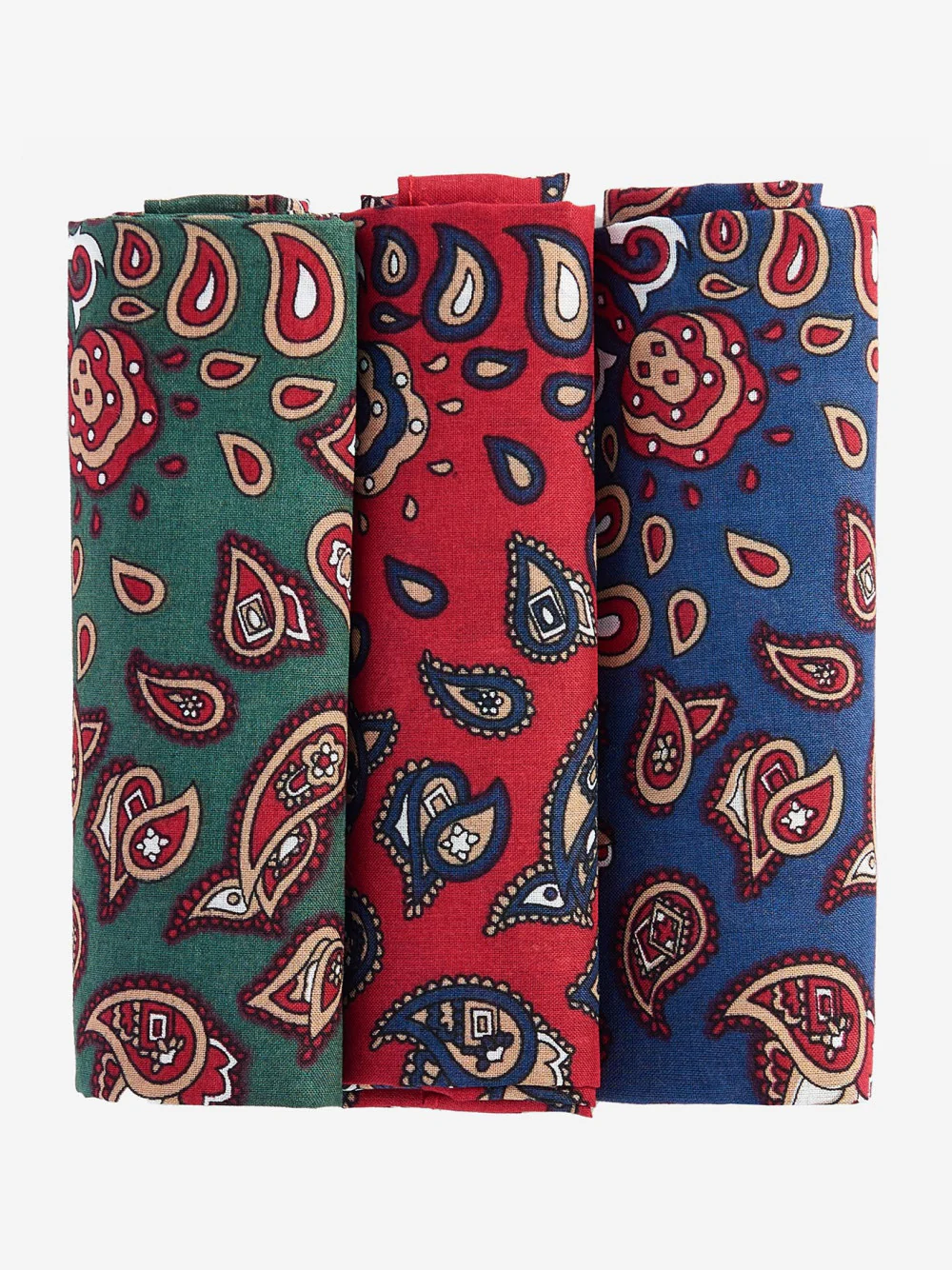 Barbour Paisley Hankies Boxed Set of 3