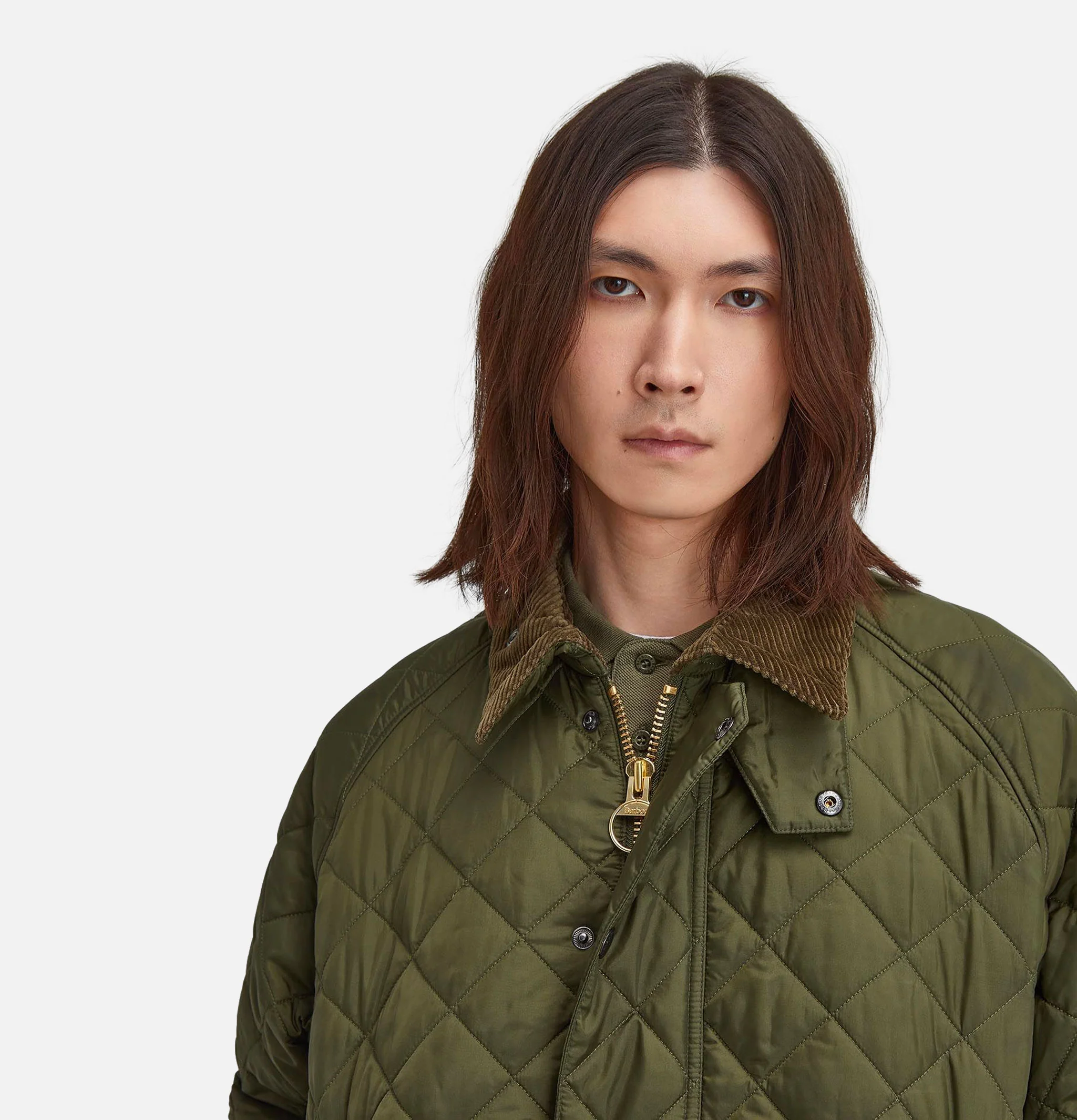 Barbour Transport Quilted Jacket Olive
