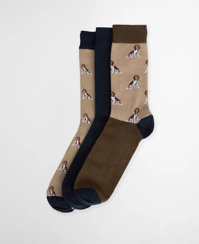 Barbour Beagle Dog Sock Set