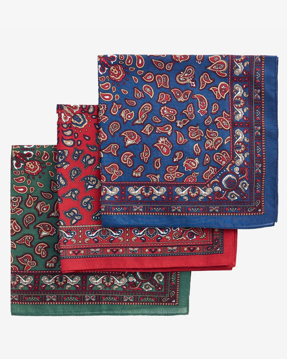 Barbour Paisley Hankies Boxed Set of 3